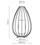 Cell Karman Lampe de Table