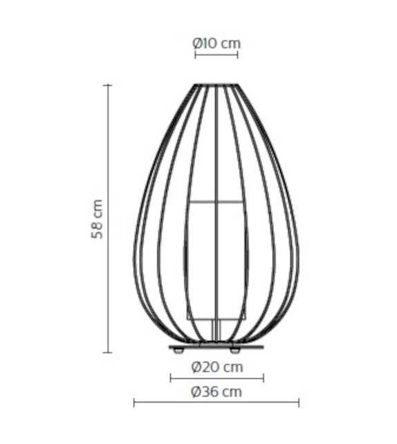 Cell Karman Lampe de Table