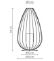 Cell Karman Lampe de Table