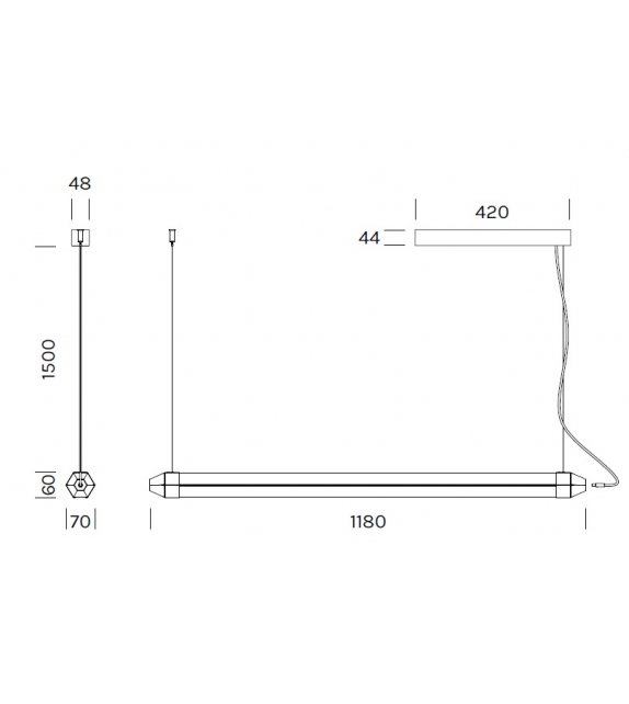 Zigo Zago Olev Suspension Lamp
