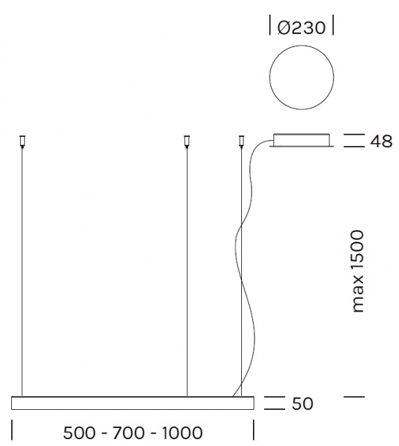 Gavin Olev Suspension Lamp