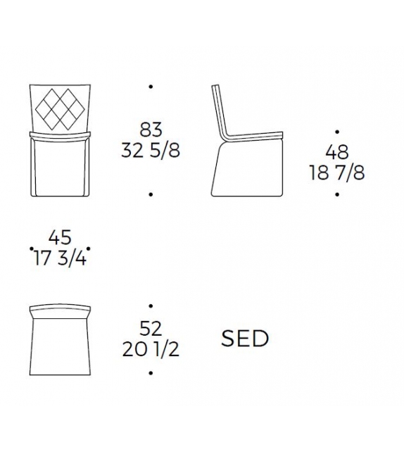 Quilted Line Liu Jo Chair