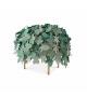 Leaf Scarlet Splendour Pouf