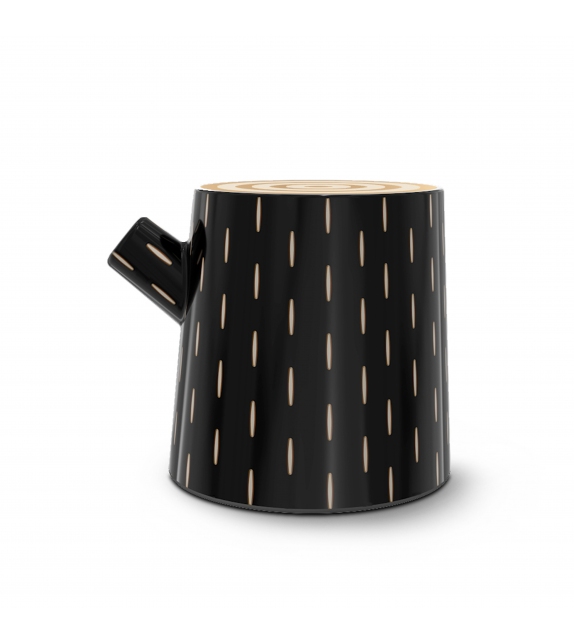 Log Scarlet Splendour Hocker