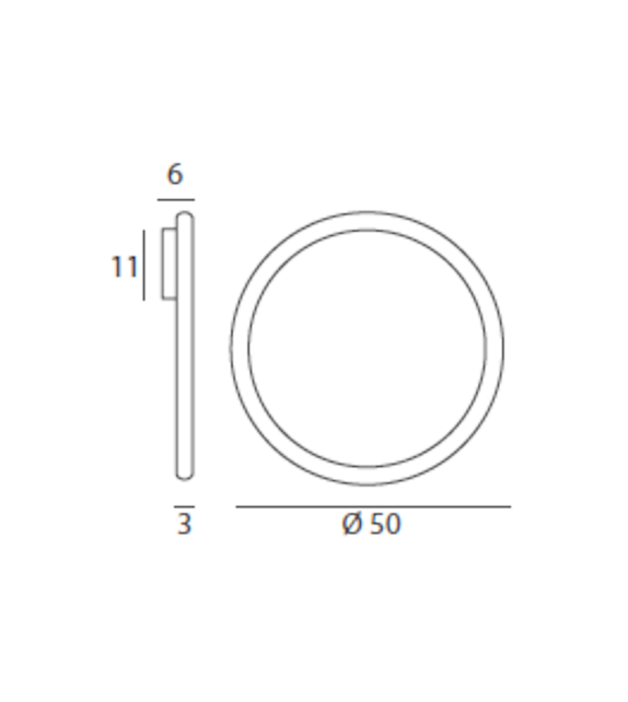 512 Bilancella Tooy Wand-/Deckenleuchte