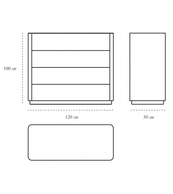 Napoleon Scarlet Splendour Cassettiera