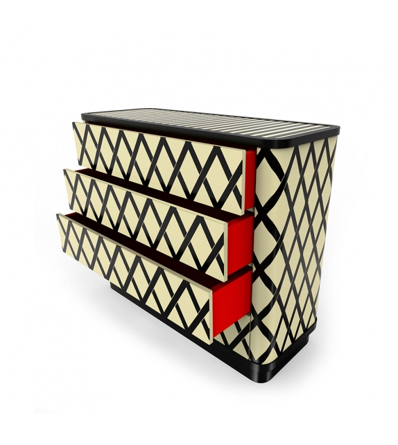 Napoleon Scarlet Splendour Chest of Drawers