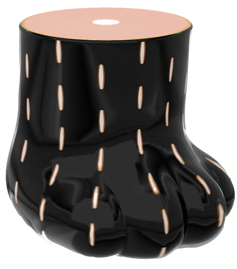 Paw Scarlet Splendour Tabouret