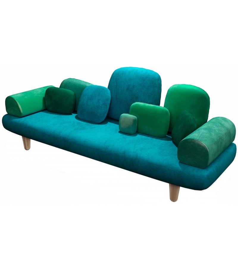 Forest Green Scarlet Splendour Sofá