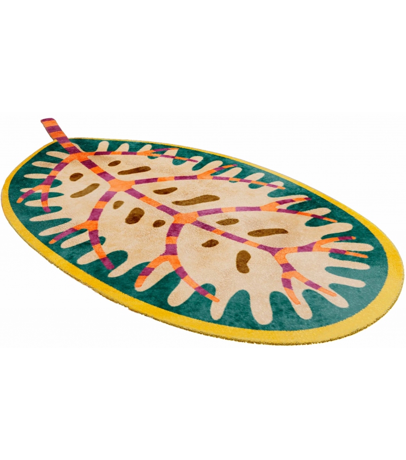 Leaf Scarlet Splendour Rug