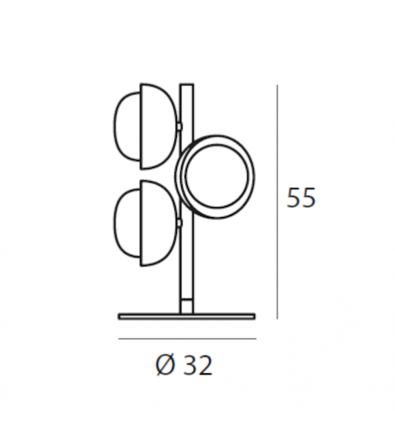 554 Muse Tooy Lampe de Table