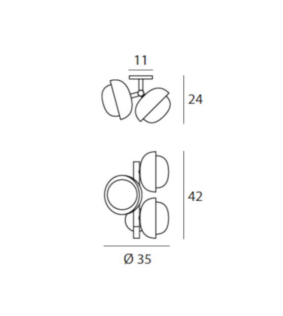 554  Muse Tooy Wall Lamp