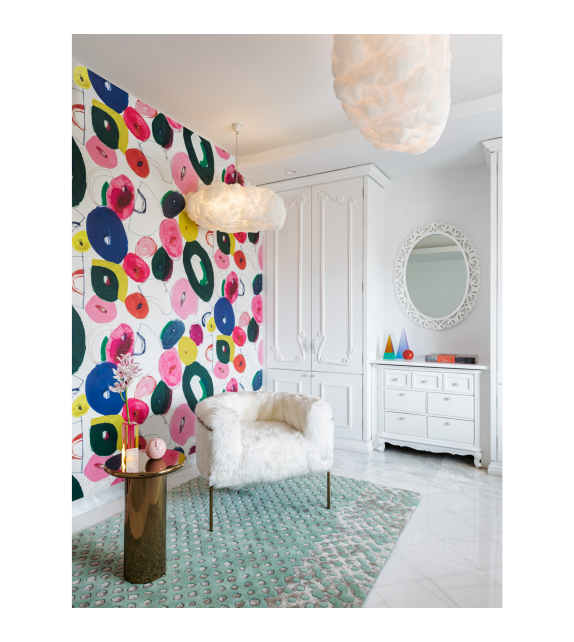 Raindrops Scarlet Splendour Rug