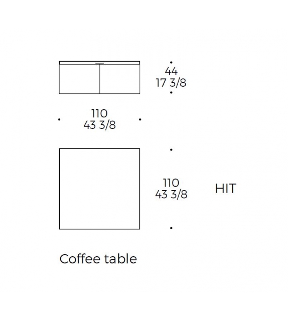 Hidden Island Liu Jo Table Basse & Pouf