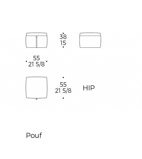 Hidden Island Liu Jo Couchtisch & Pouf