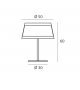 558 Lilly Tooy Lampe de Table