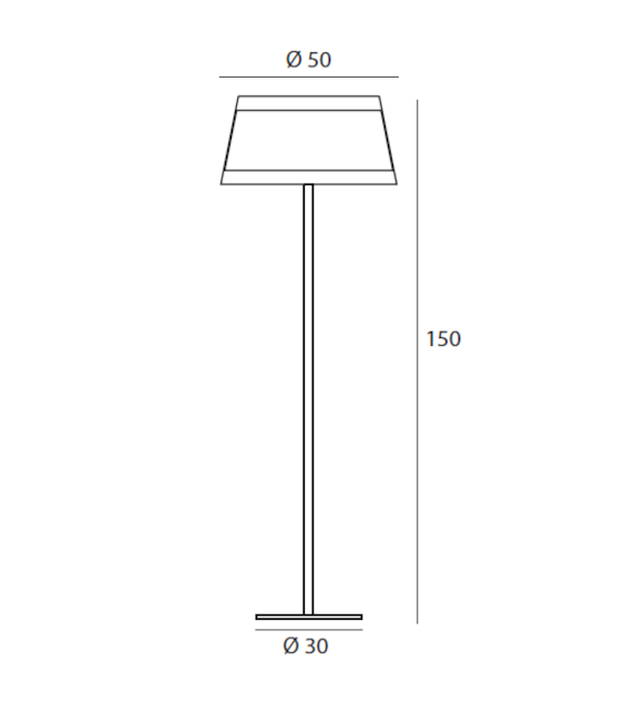 558 Lilly Tooy Lampada da Terra