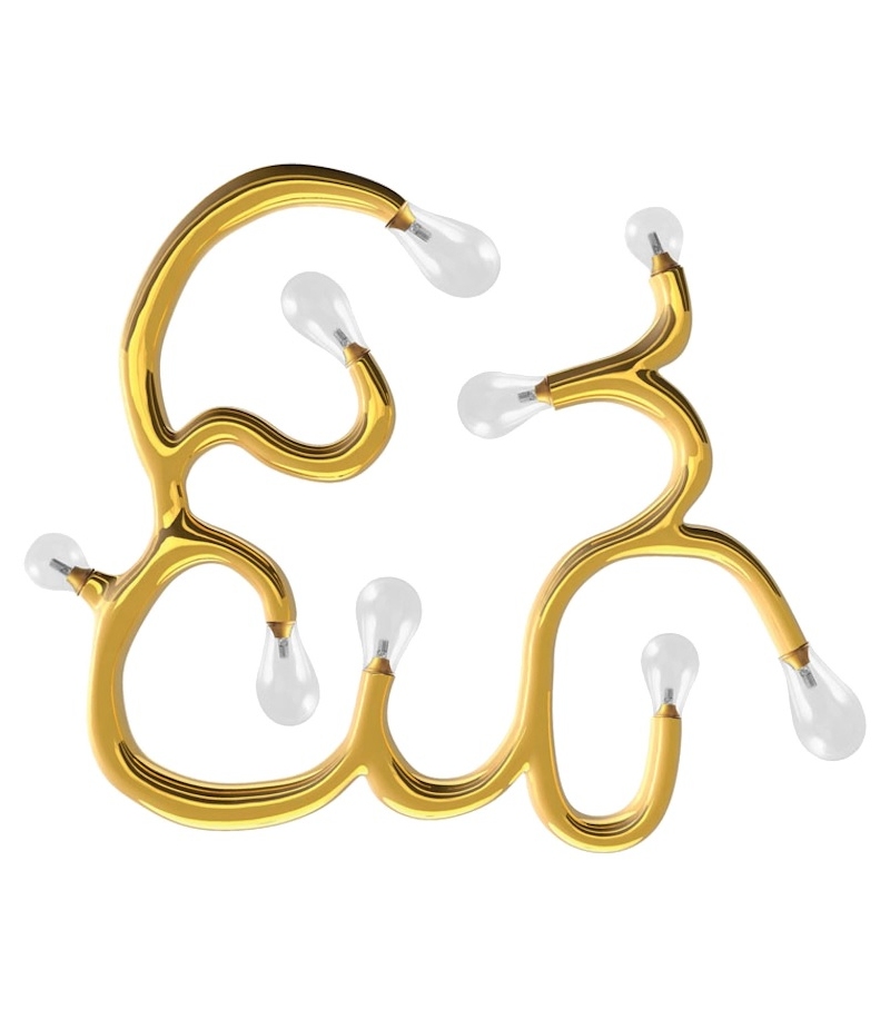 The Nine Bulb Scarlet Splendour Lámpara de Pared