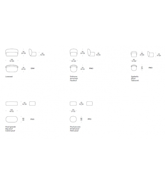 Guest Liu Jo Sofa/Armchair