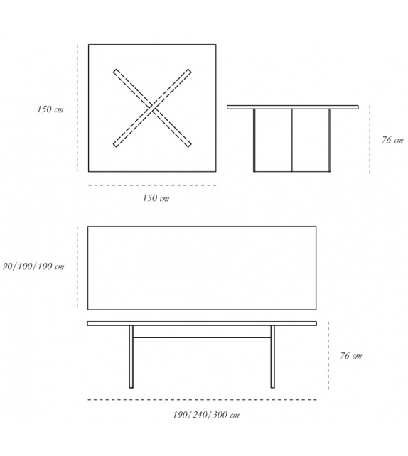 Nesso Scarlet Splendour Table