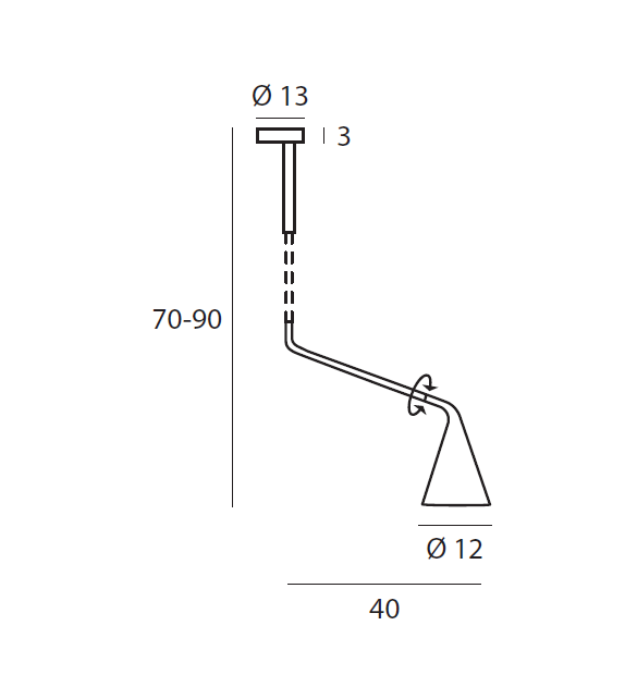 561 Gordon Tooy Lampada Da Soffitto