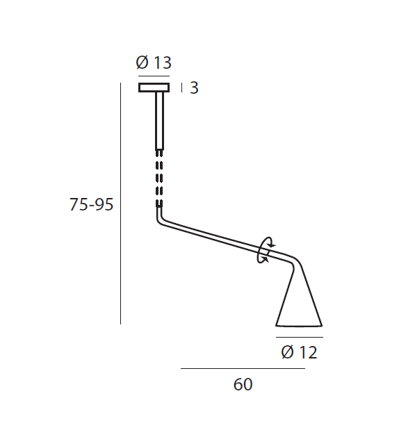 561 Gordon Tooy Lampada Da Soffitto