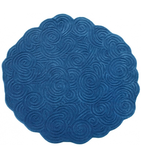 Round Scarlet Splendour Tapis