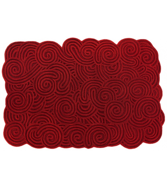 Rectangular Scarlet Splendour Tappeto