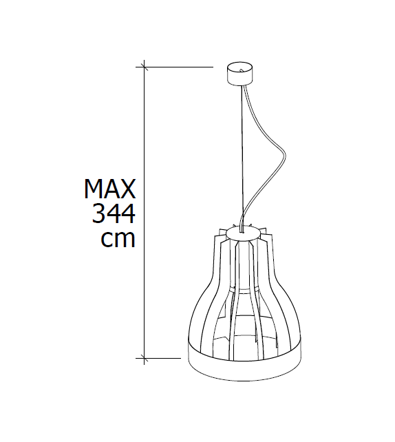 Gloria Bontempi Suspension Lamp