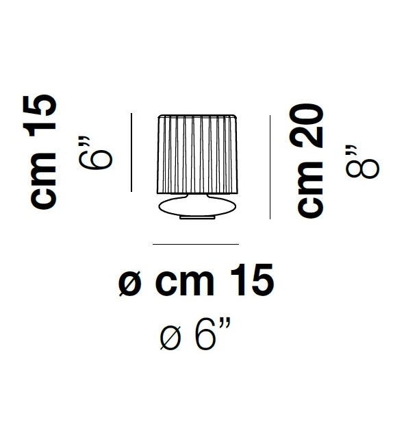 Tread Vistosi Tischleuchte