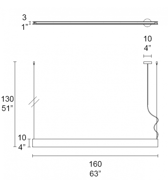 Code 7381/1-02 L MMLampadari Suspension Lamp