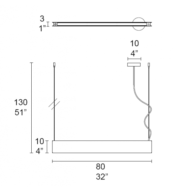Code 7381/1-00 P MMLampadari Lampada a Sospensione