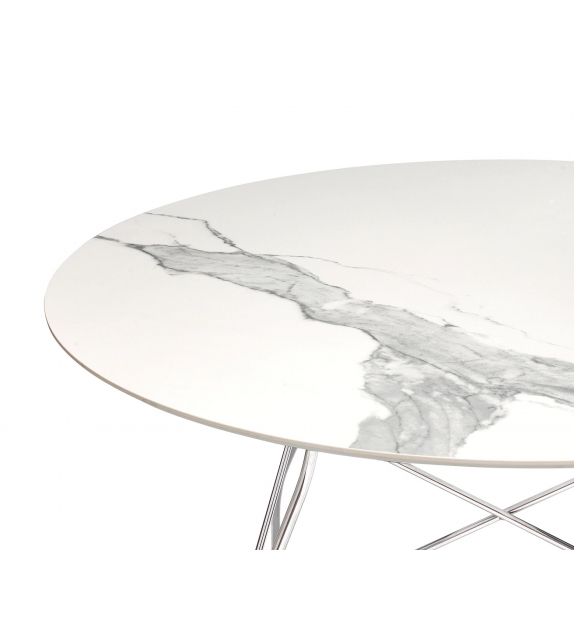 Glossy Marble Kartell Tisch