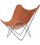 Pampa Mariposa Cuero Design Stuhl