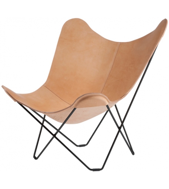 Pampa Mariposa Cuero Design Sedia