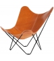 Pampa Mariposa Cuero Design Sedia