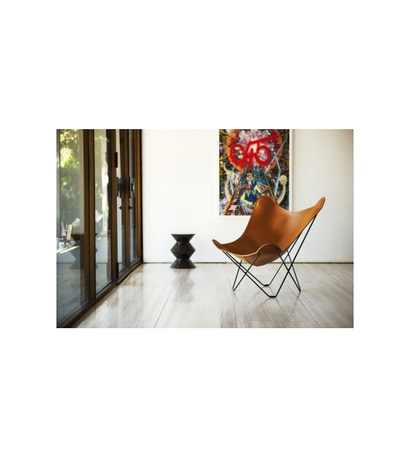 Pampa Mariposa Cuero Design Silla