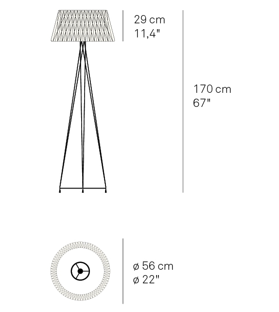 Lola LZF Lampadaire