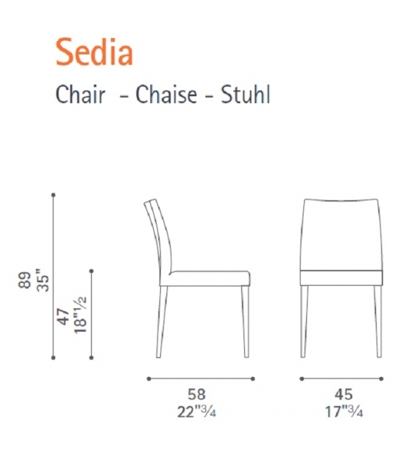 Liz Poltrona Frau Stuhl