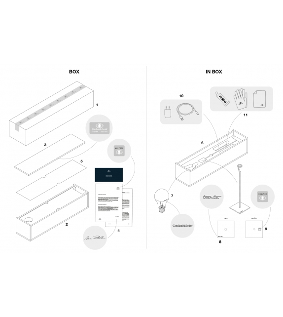Trenta Limited Edition Catellani&Smith Lámpara de Mesa