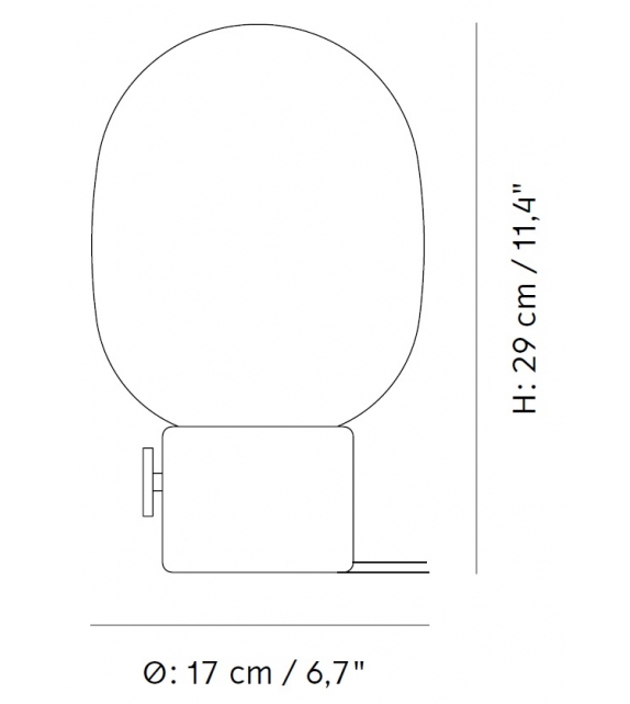 JWDA Metallic Menu Lampe de Table