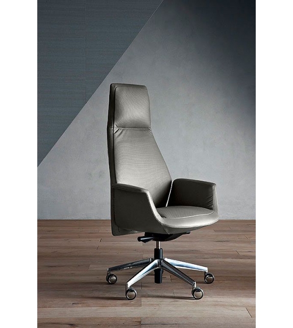 Downtown President Swivel Chair Poltrona Frau