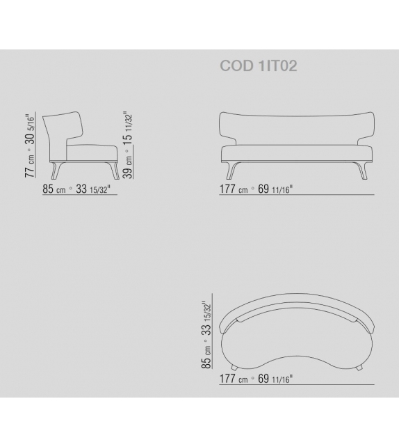 Drop Flexform Canapé
