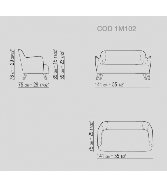 Lysandre Flexform Sofa
