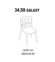 Galaxy Bontempi Sedia