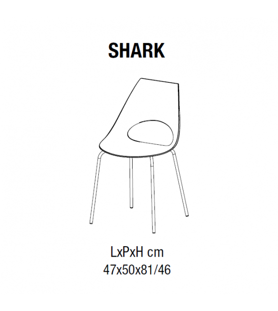Shark Bontempi Sedia