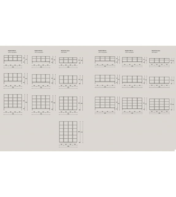 Riquadro Henry Glass Buffet Modulable