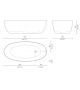 Oval Noorth Vasca da Bagno
