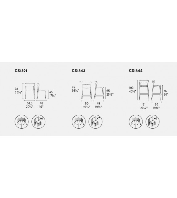 Versandfertig - Skin Calligaris Stuhl