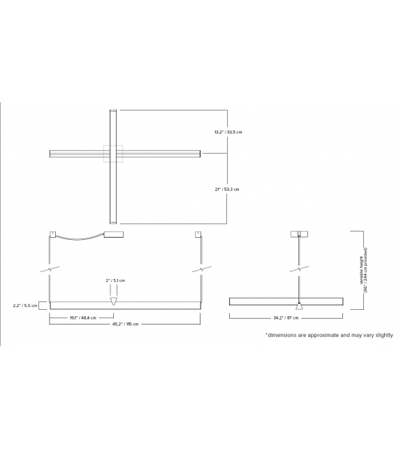Mile 01 Lambert&Fils Lampada a sospensione